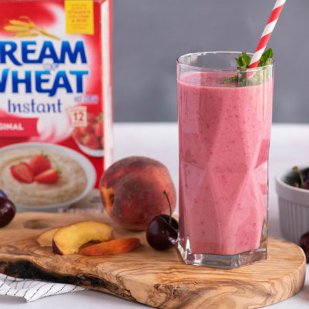 Image of Peach and Cherry Smoothie Recipe