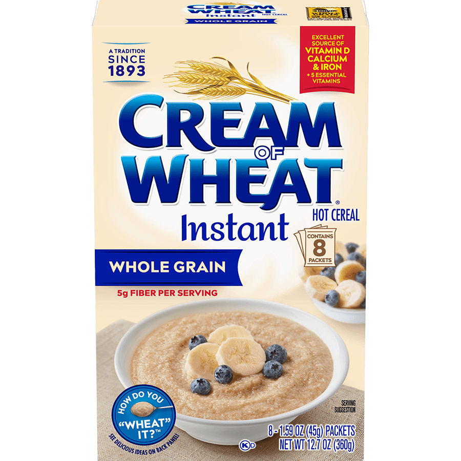 Instant Cream of Wheat - 12 Single Serve Packets